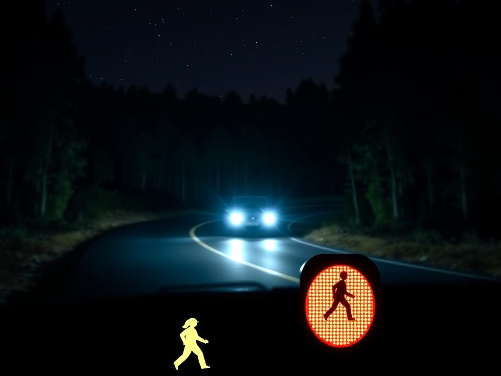 Jazda nocą samochodem: widoczność, zmęczenie i bezpieczne światła dla pieszych oraz zwierząt