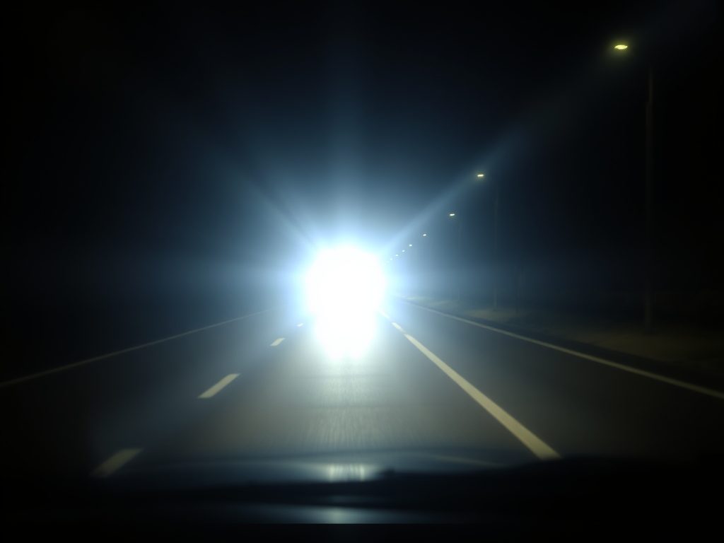 Oślepianie światłami nocą – jak zareagować, żeby nie pogorszyć własnej widoczności